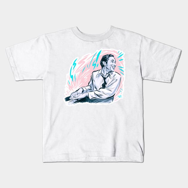 Horace Silver - An illustration by Paul Cemmick Kids T-Shirt by PLAYDIGITAL2020